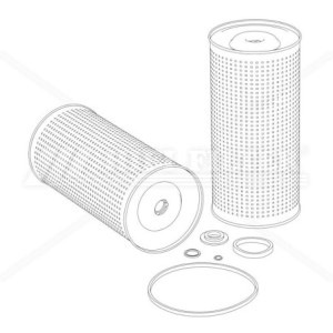 Filtro olio Motrio 8671002697 per macchine movimento terra | Il Mio Filtro