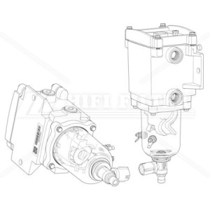Filtro carburante Liebherr 7382133 per macchine movimento terra | Il Mio Filtro