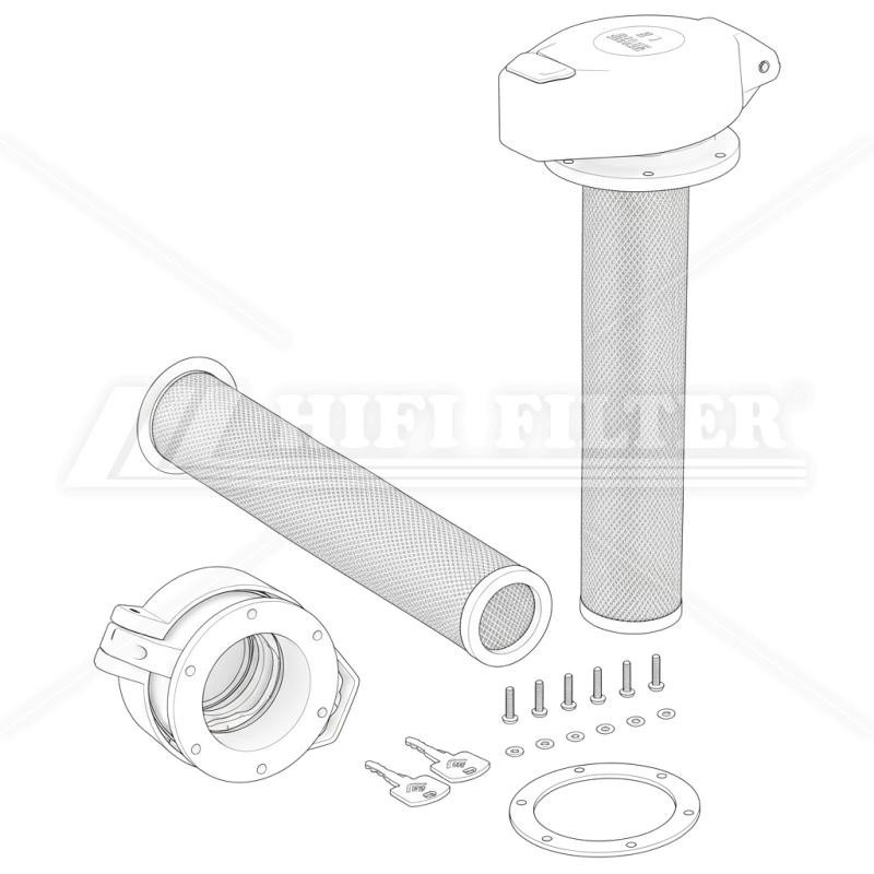 Accessorio filtro SEM Machinery W45000006 per macchine movimento terra | Il Mio Filtro