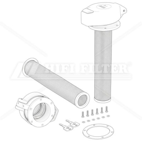 Accessorio filtro SEM Machinery W45000006 per macchine movimento terra | Il Mio Filtro