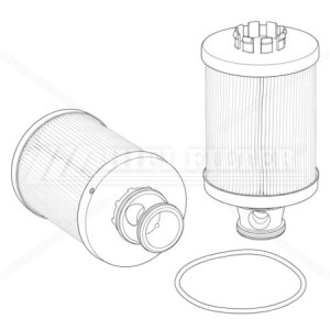 Filtro carburante 0340 BC1 010KF1 per trattori e macchine agricole