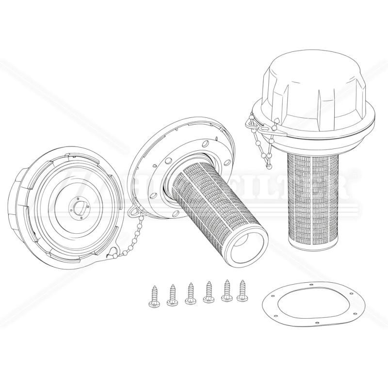 Tappo Di Serbatoio AB 98812011 per trattori e macchine agricole