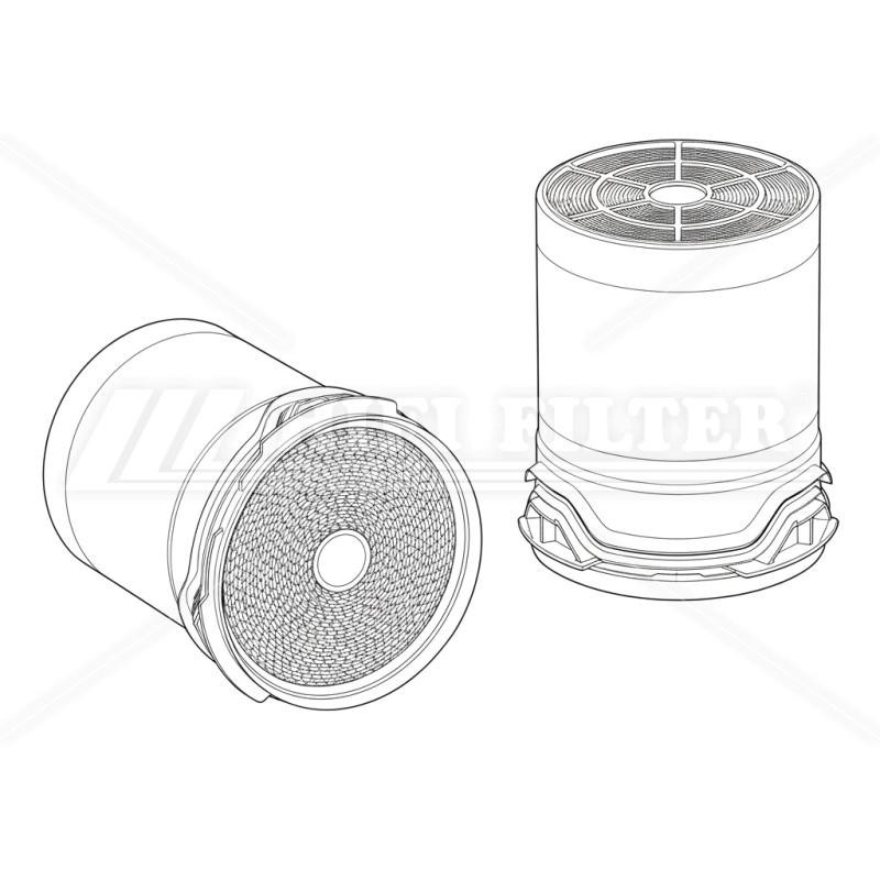 Filtro aria John Deere AL230505 per trattori agricoli | Il Mio Filtro