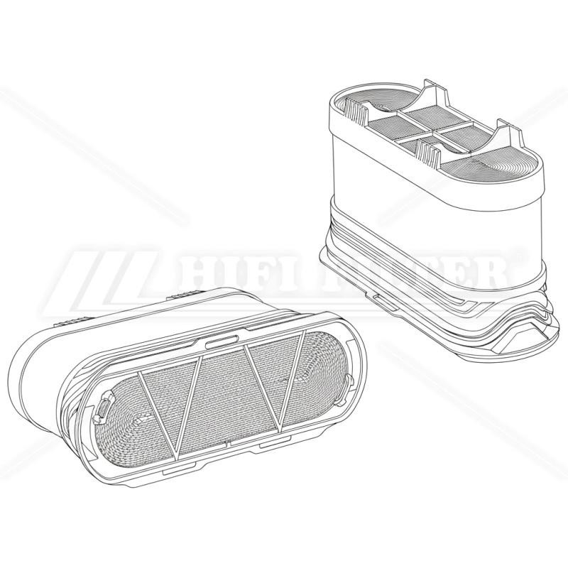 Filtro aria Case 51447239 per trattori agricoli | Il Mio Filtro