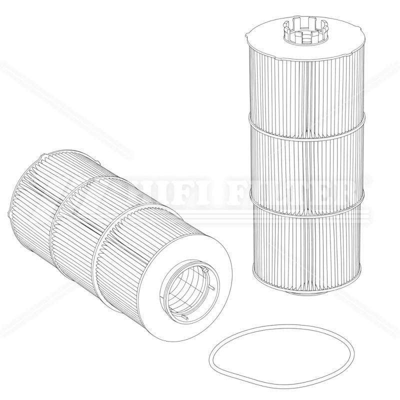 Filtro olio 0019863920 per trince CLAAS