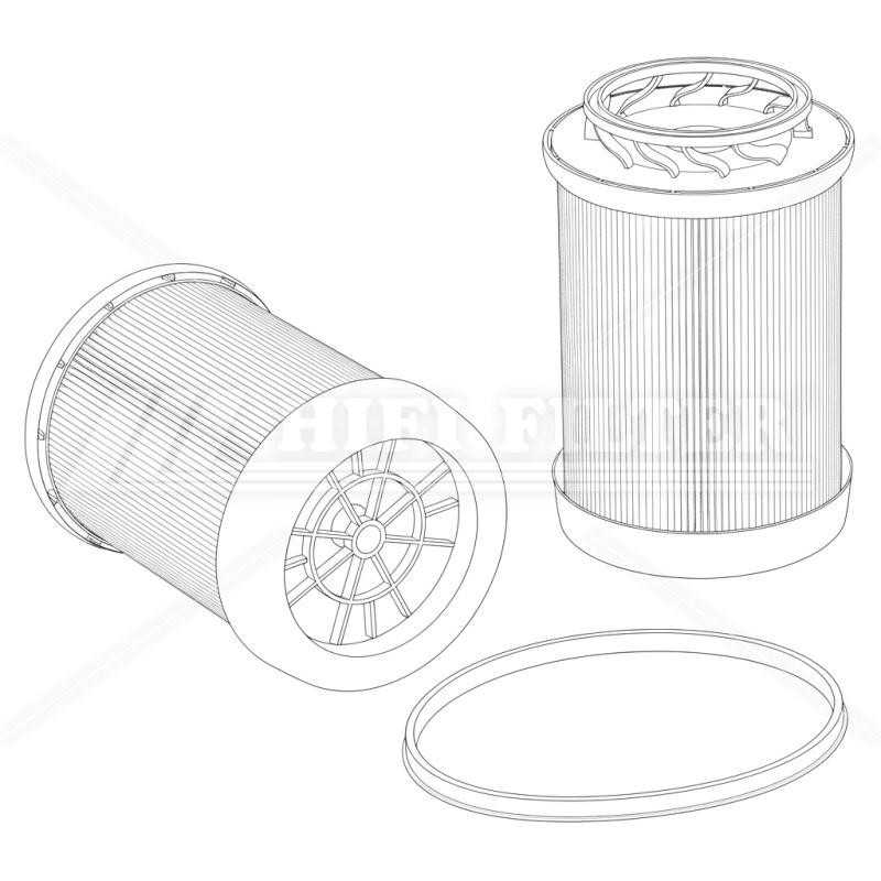 Filtro olio 1075566 per trattori CASE e NEW HOLLAND