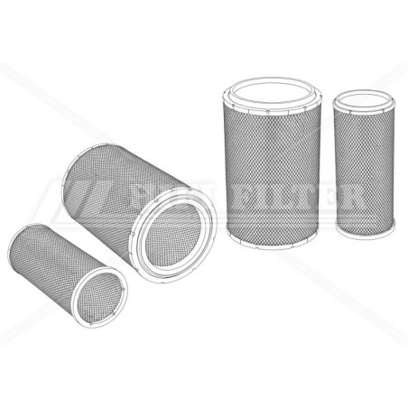 Filtro aria Yuchai C6A001109101 per macchine movimento terra | Il Mio Filtro
