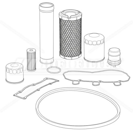 Accessorio filtro KM401M0252A75 per macchine movimento terra | Il Mio Filtro