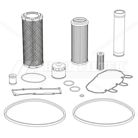 Accessorio filtro KM401M0254A75 per macchine movimento terra | Il Mio Filtro