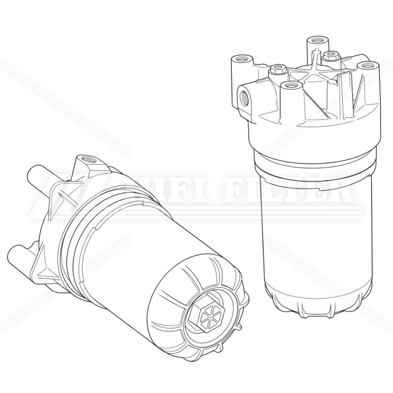 Filtro carburante Cummins 5303742 per macchine movimento terra | Il Mio Filtro
