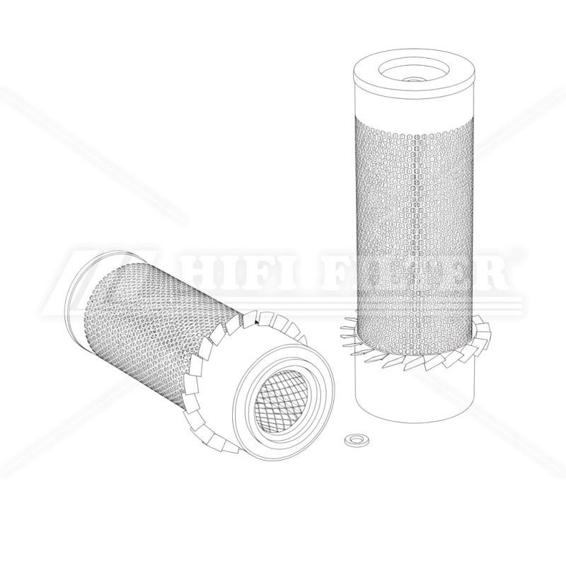 Filtro aria Case 3124008R91 per macchine movimento terra | Il Mio Filtro