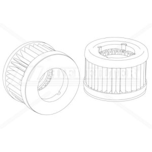 Filtro aria JCB 55043485 per macchine movimento terra | Il Mio Filtro