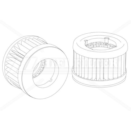 Filtro aria JCB 55043485 per macchine movimento terra | Il Mio Filtro