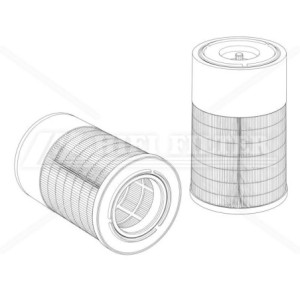 Filtro aria Liebherr 11822826 per macchine movimento terra | Il Mio Filtro