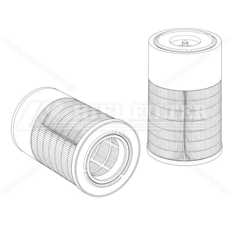 Filtro aria Liebherr 11822826 per macchine movimento terra | Il Mio Filtro