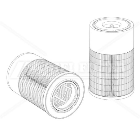 Filtro aria Liebherr 11822826 per macchine movimento terra | Il Mio Filtro