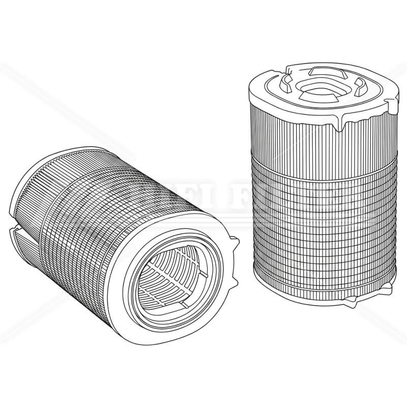 Filtro aria DAF 2240607 per macchine movimento terra | Il Mio Filtro