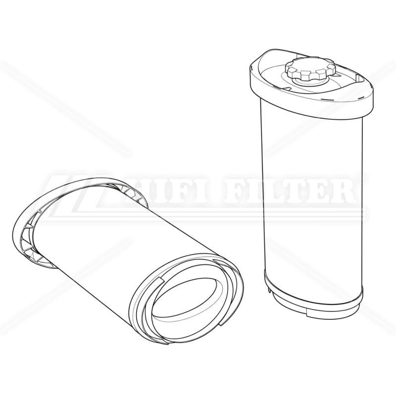 Filtro aria SA17737 per applicazioni industriali e movimento terra | Il Mio Filtro