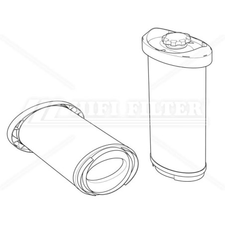 Filtro aria SA17737 per applicazioni industriali e movimento terra | Il Mio Filtro