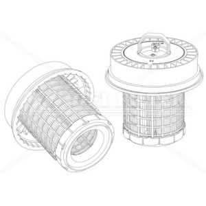 Filtro aria Caterpillar 4648460 per applicazioni industriali e movimento terra | Il Mio Filtro