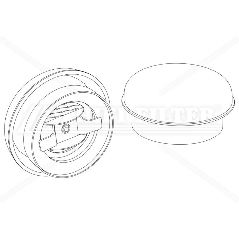 Filtro aria 4100460122 per trattori HOLDER