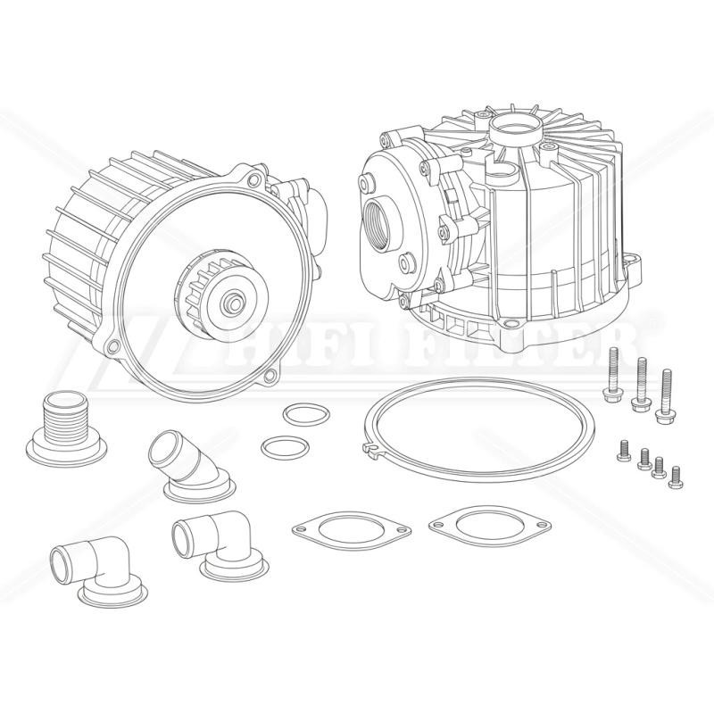 Filtro aria 4720100262 per trattori cingolati e trattori CHALLENGER e MASSEY FERGUSON