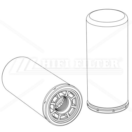 Filtro idraulico Mustang 17034895 per macchine movimento terra | Il Mio Filtro