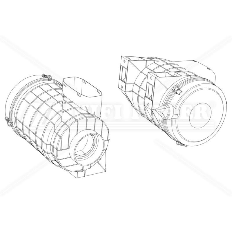 Filtro aria FPG 10-0280 per trattori e macchine agricole