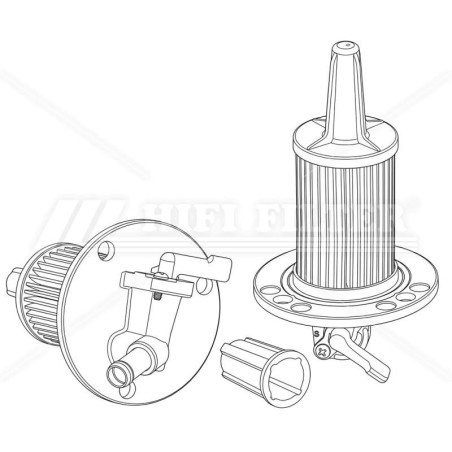 Filtro carburante Yanmar 18329355320 per macchine movimento terra | Il Mio Filtro