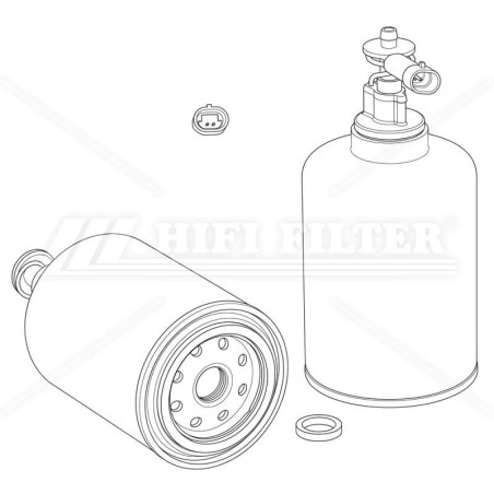 Filtro carburante Hyundai 11N870010 per applicazioni agricole e movimento terra | Il Mio Filtro