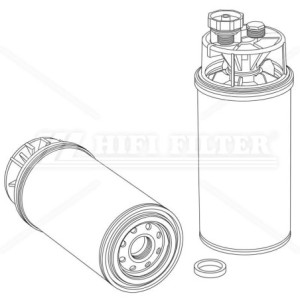 Filtro carburante Element Fuel SN40572 per macchine movimento terra | Il Mio Filtro