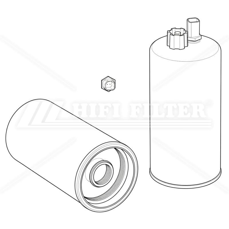 Filtro carburante Doosan 46769185 per macchine movimento terra | Il Mio Filtro