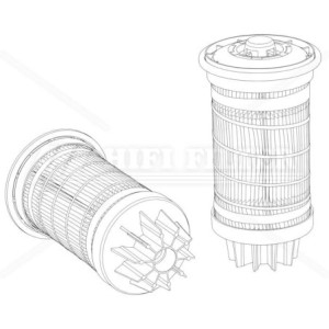 Filtro carburante Caterpillar 5236604 per macchine movimento terra | Il Mio Filtro