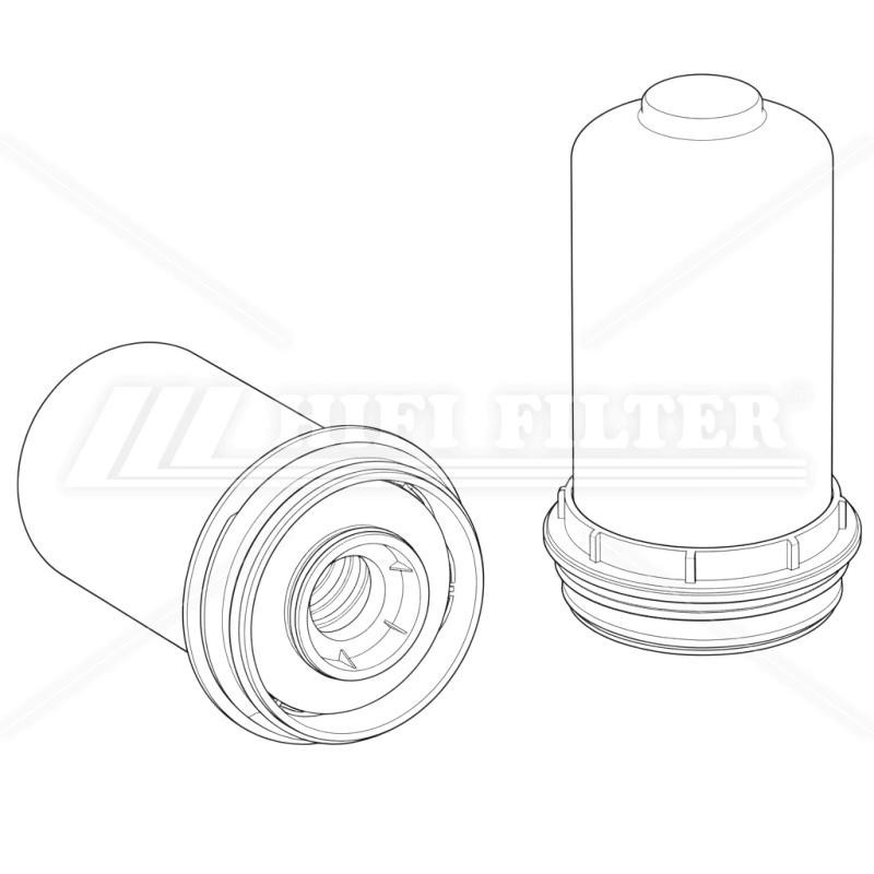 Filtro carburante Manitou 964303 per applicazioni industriali e movimento terra | Il Mio Filtro
