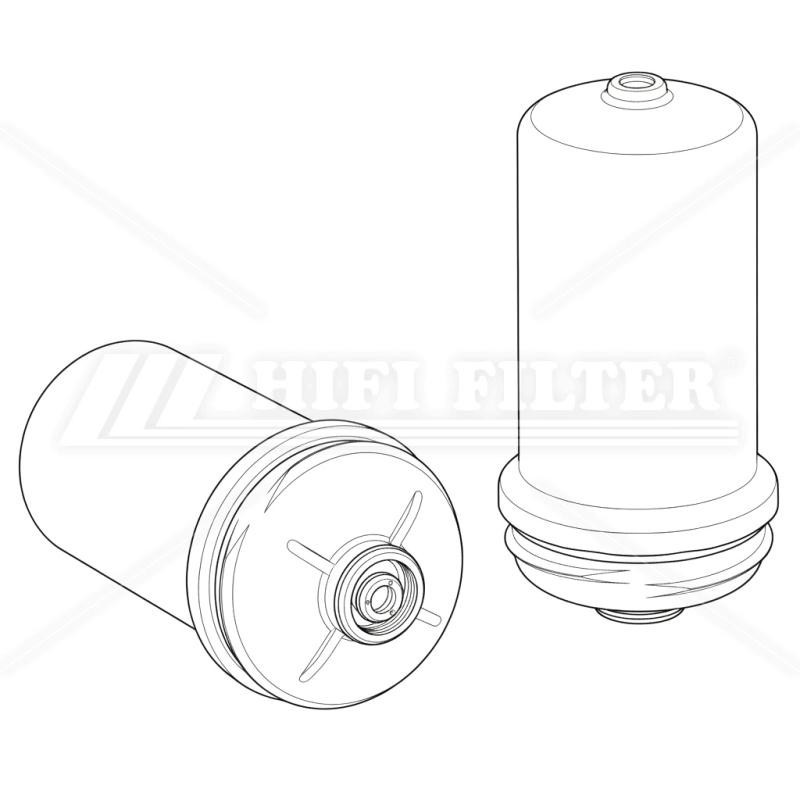 Filtro carburante Caterpillar 5902978 per macchine movimento terra | Il Mio Filtro