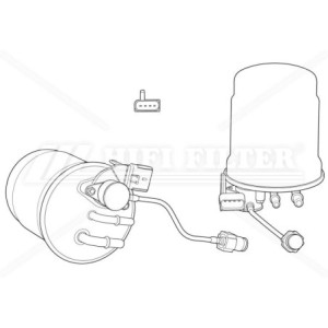 Filtro carburante Febi-bilstein 185555 per macchine movimento terra | Il Mio Filtro
