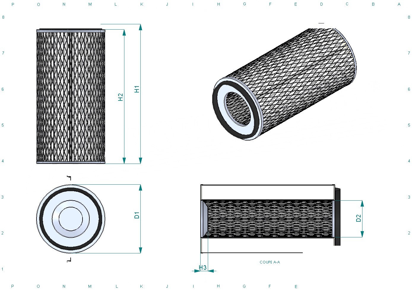 Disegno tecnico SA16078