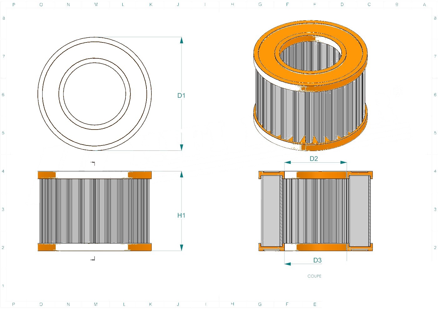 Disegno tecnico SA17023
