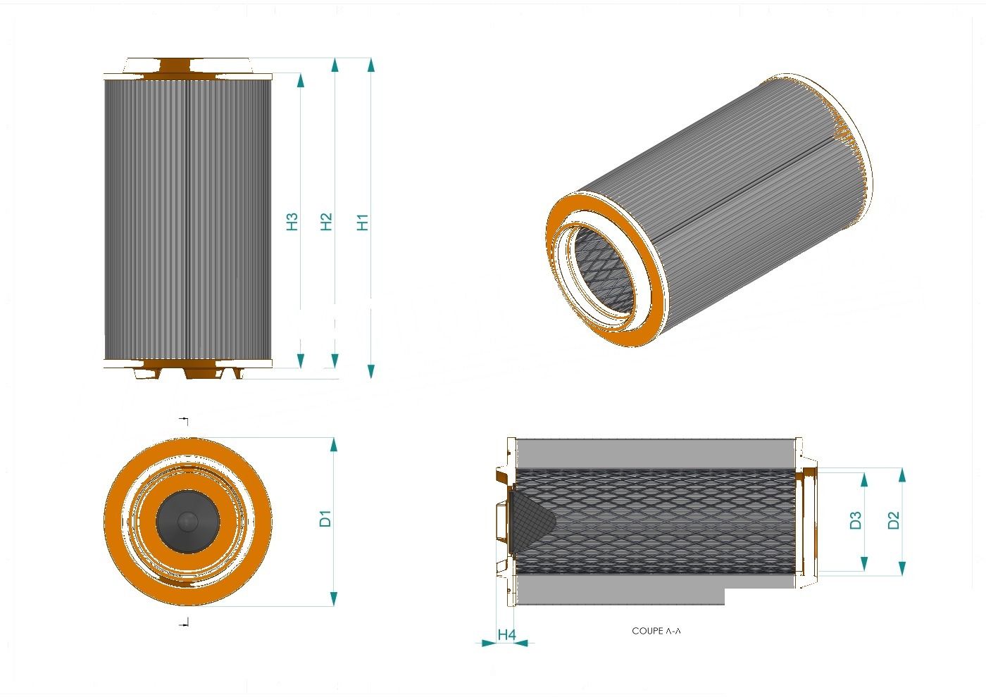 Schema tecnico SA17350