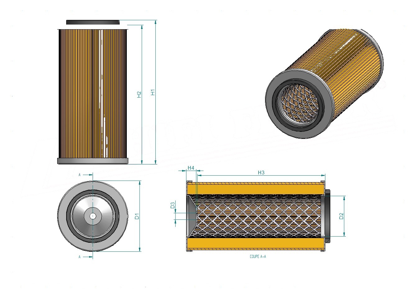 Schema tecnico SA17594