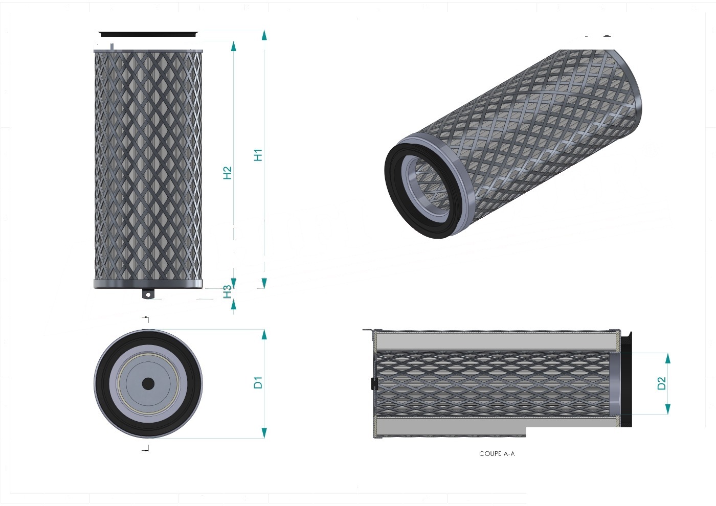 Schema tecnico SA7000