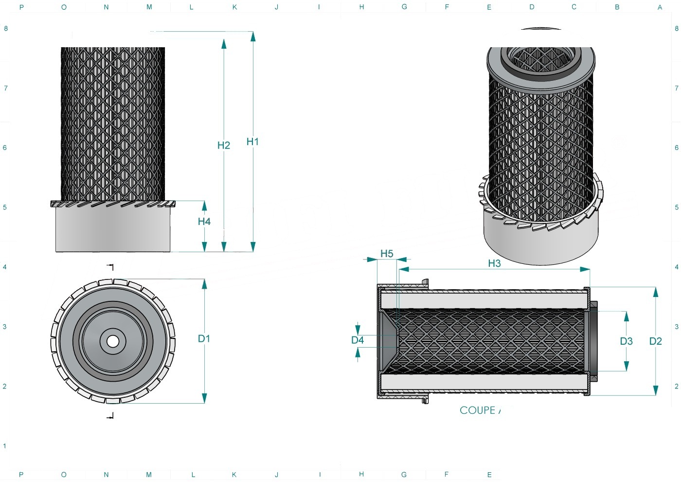 Disegno tecnico SA8287