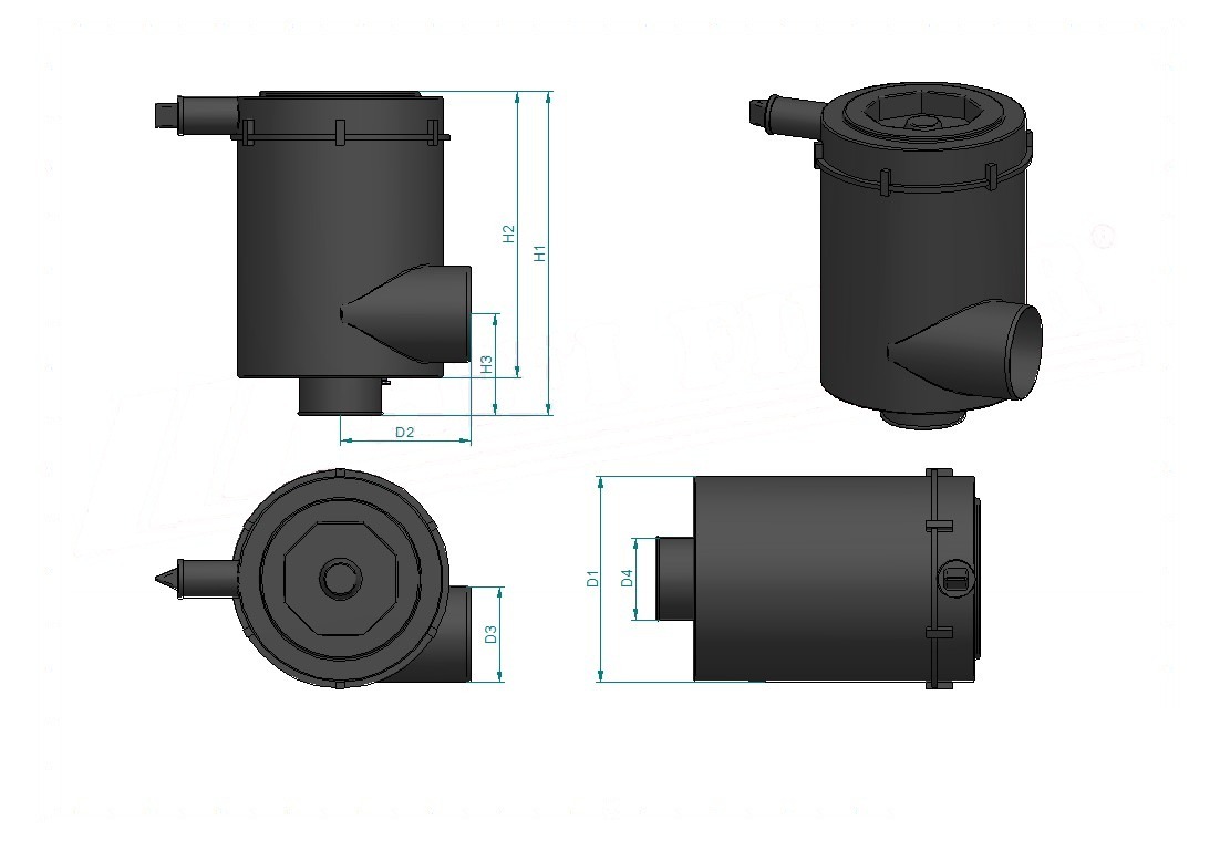 Disegno tecnico SAH01C15ADH003