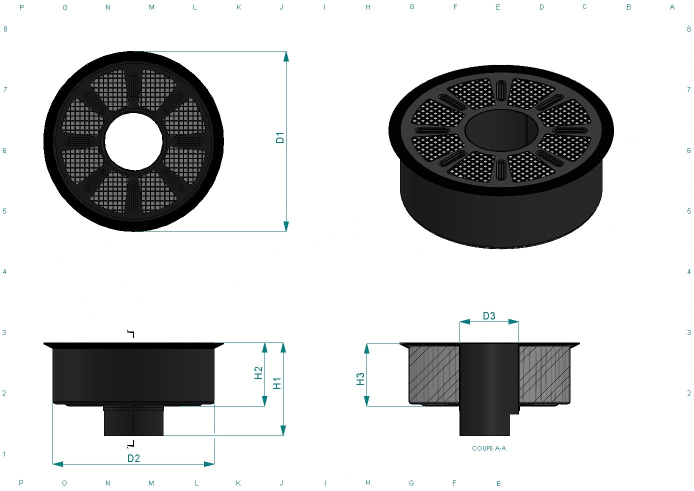 Disegno tecnico SAM7107