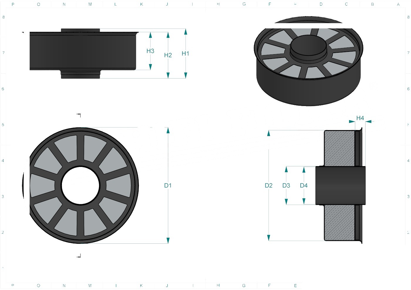Schema tecnico SAM7137
