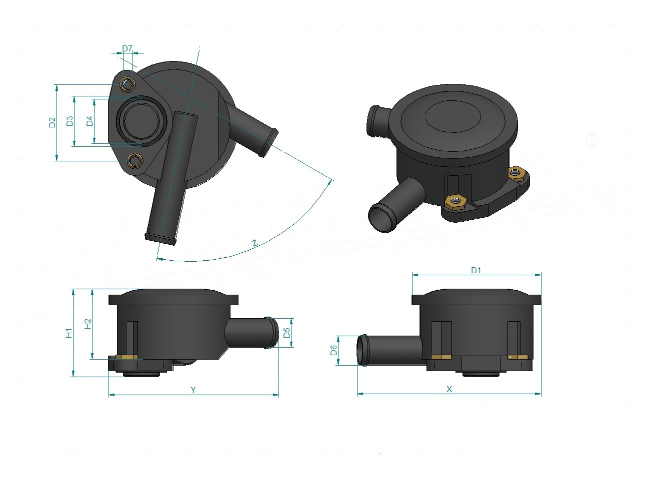 Disegno tecnico SAO5320