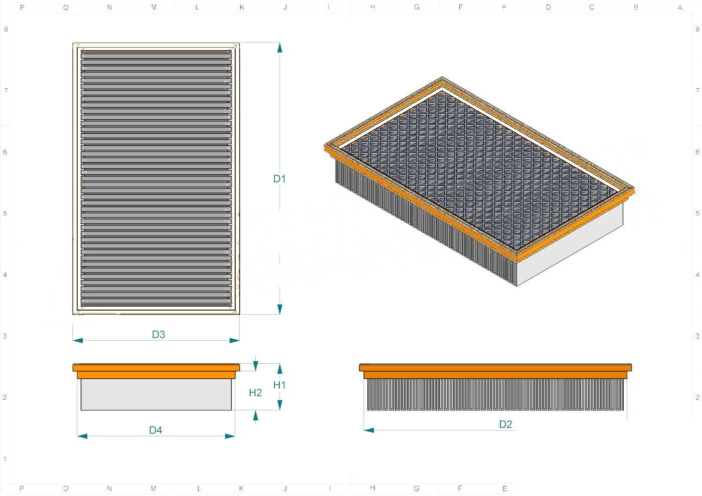 Schema tecnico SC16032CA