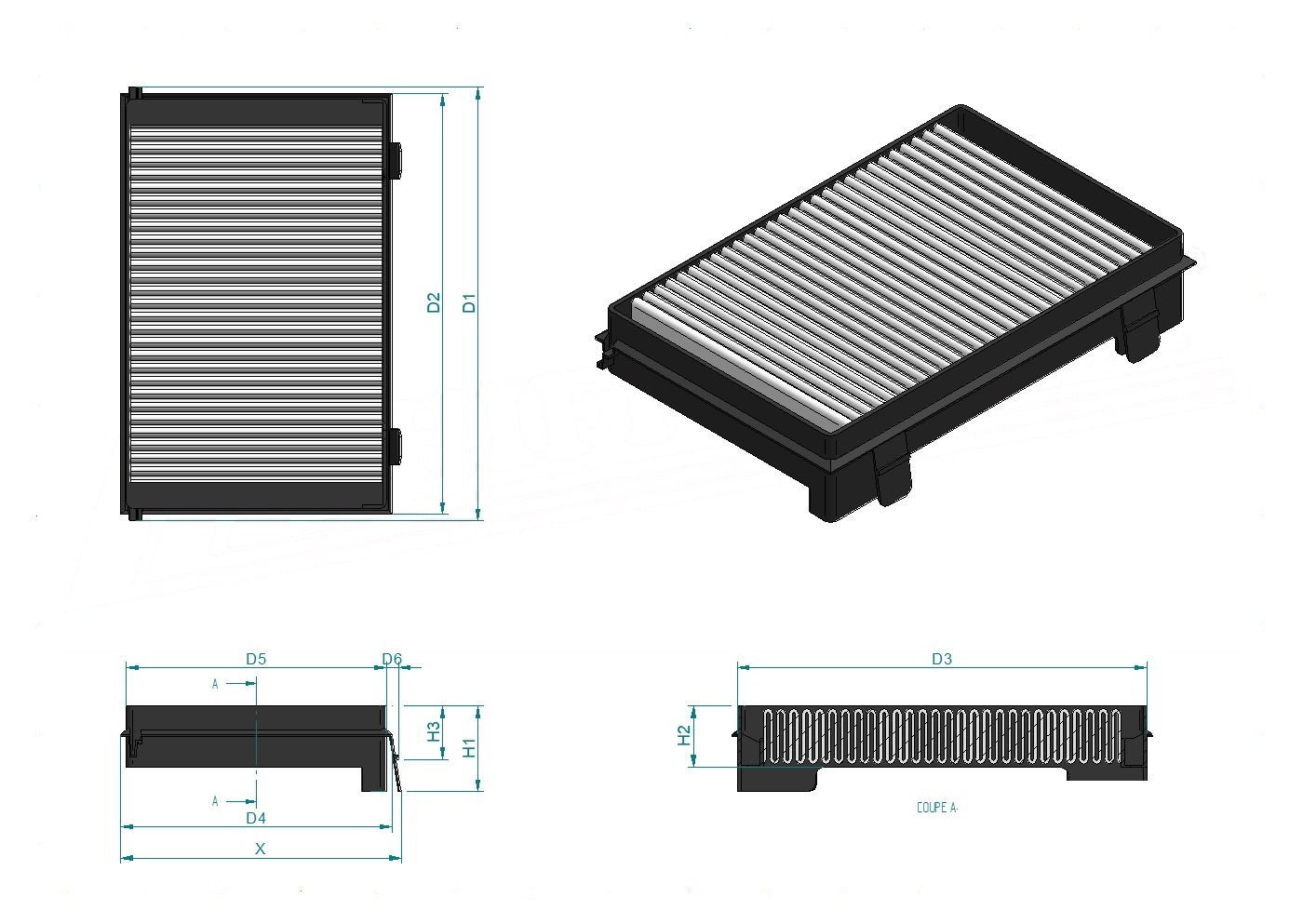 Disegno tecnico SC60123CA