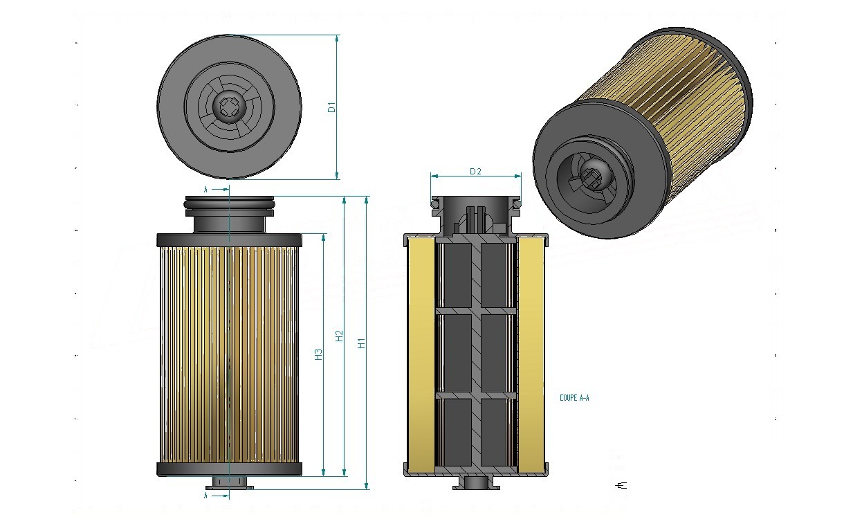 Schema tecnico SD70322