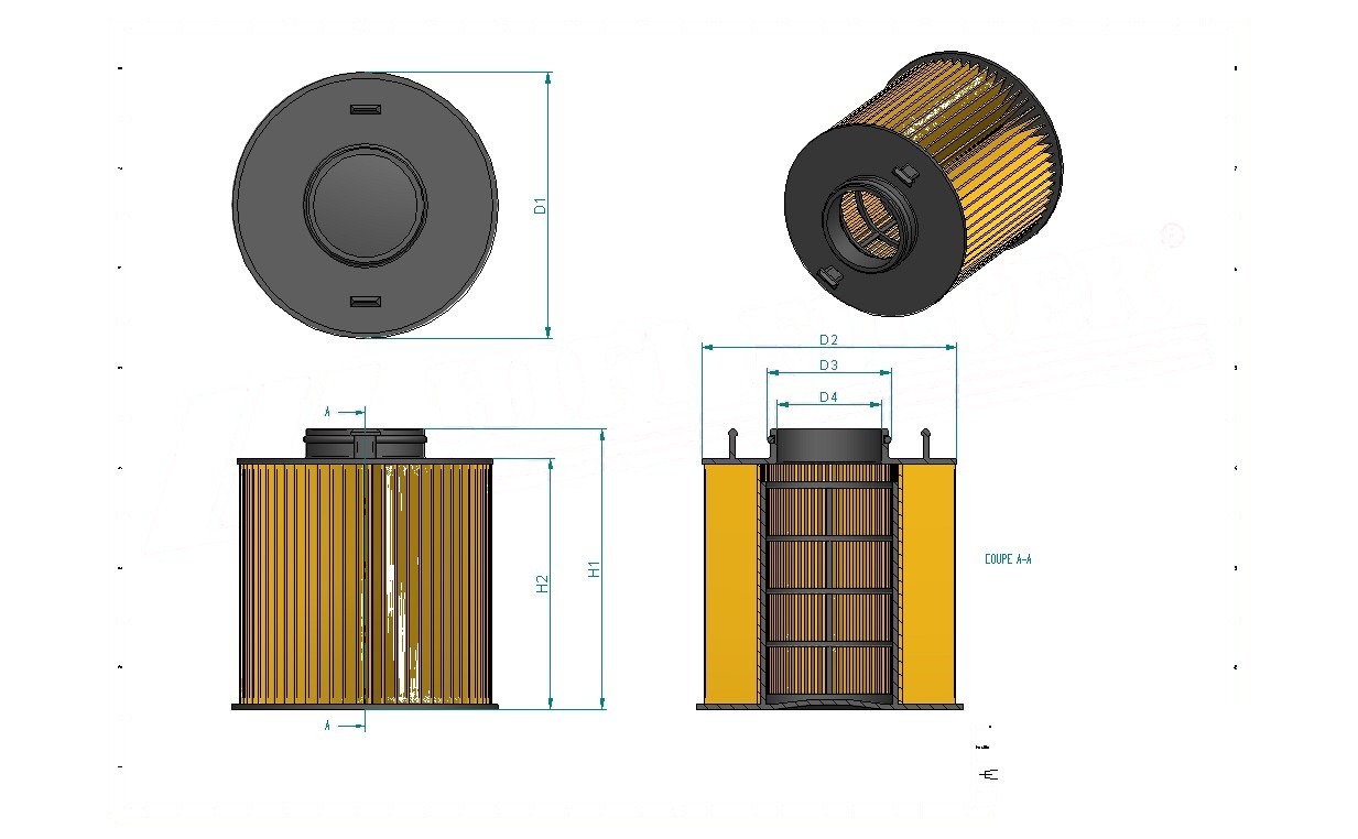 Schema tecnico SD70332